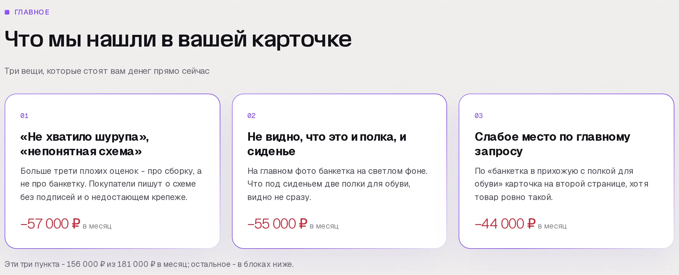 Находки аудита SkuScan