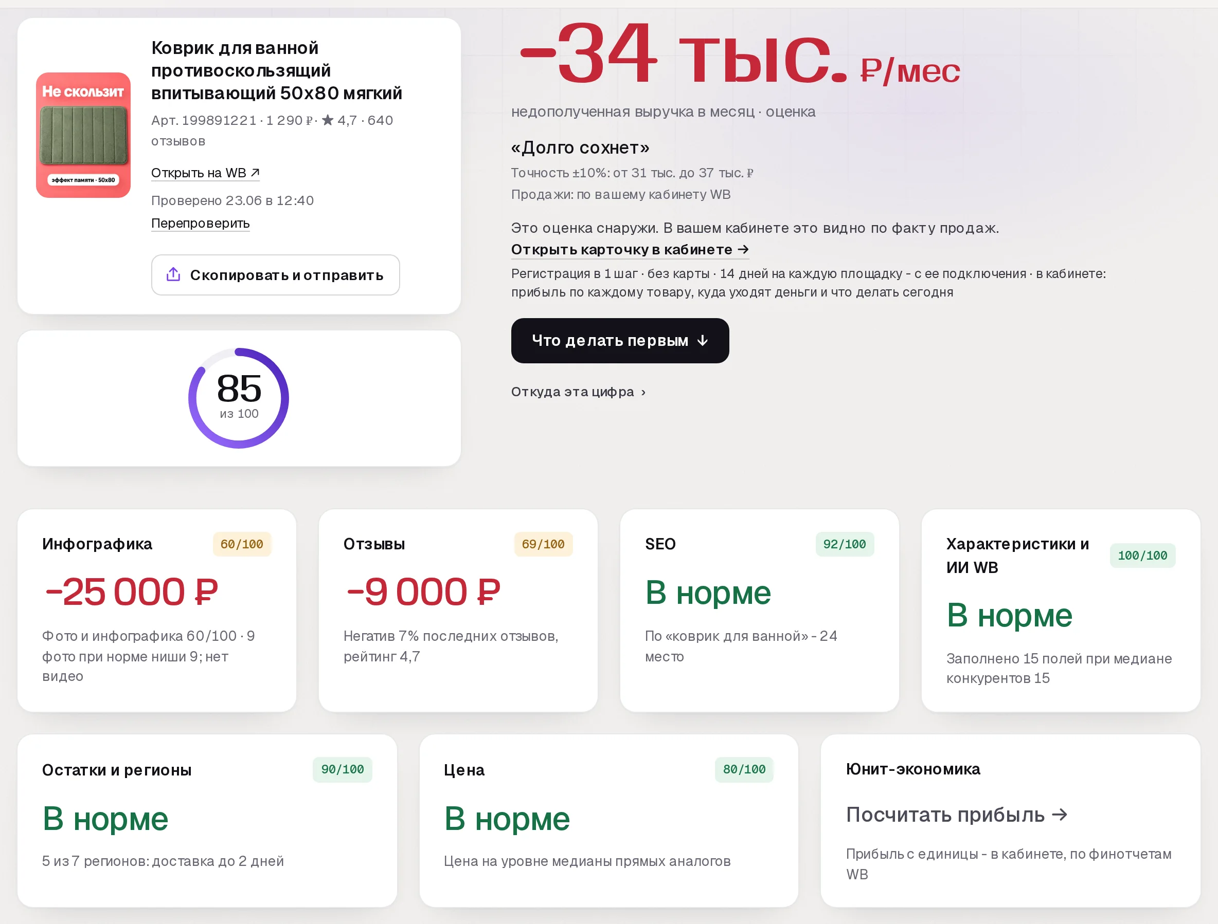 Повторный отчет аудита SkuScan