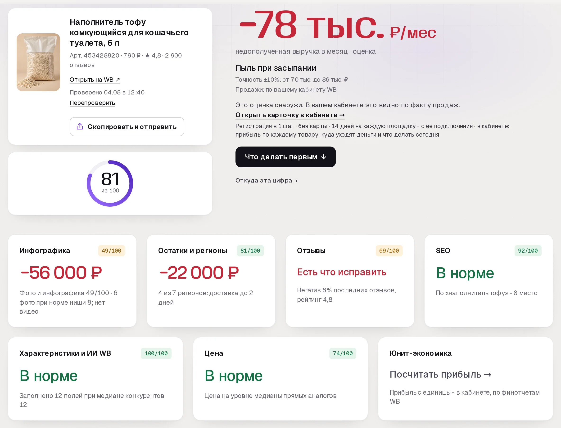 Повторный аудит SkuScan