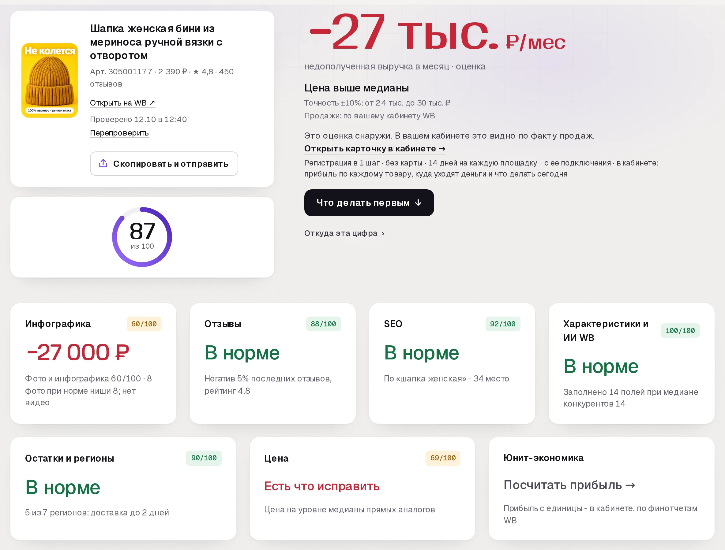 Повторный отчет аудита SkuScan